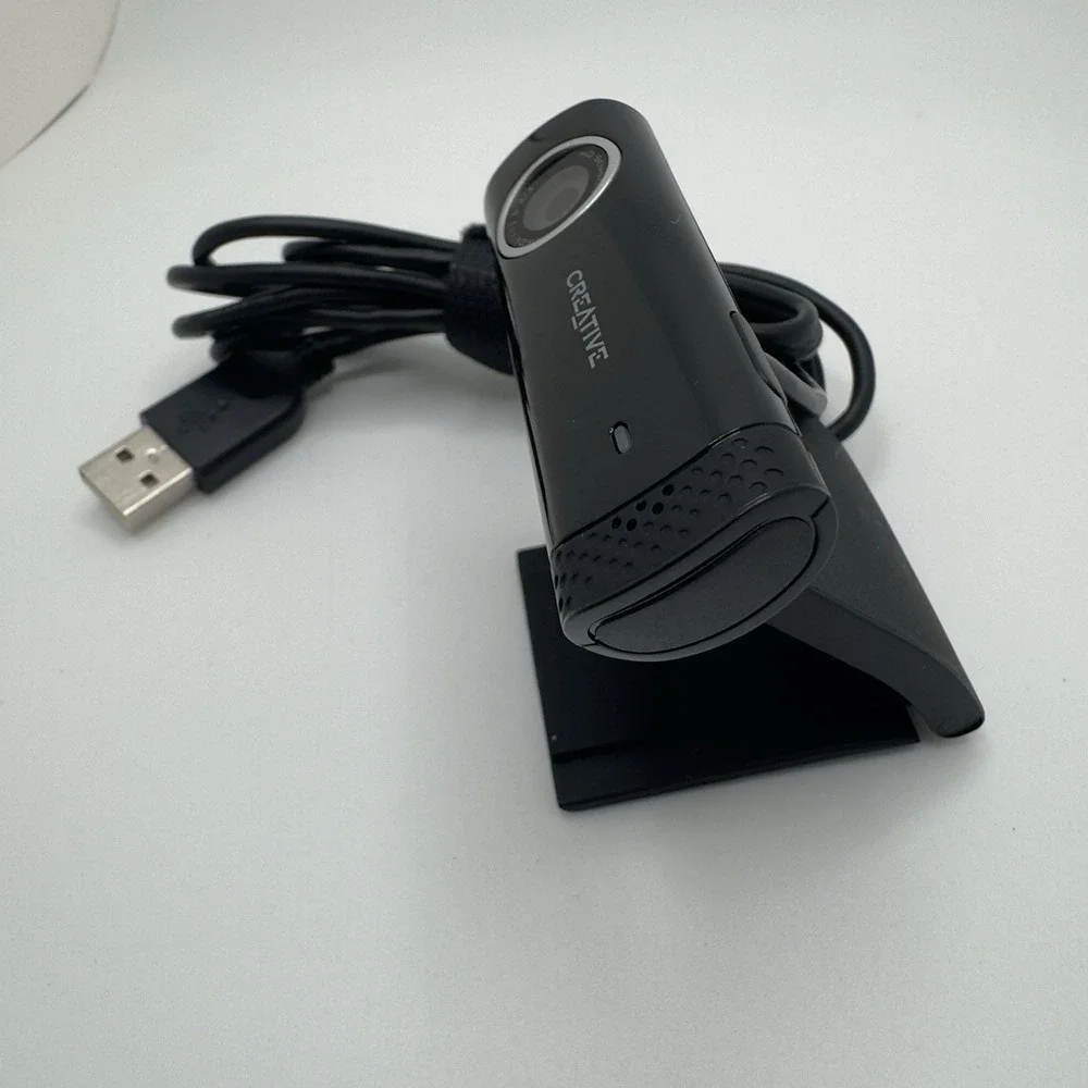 Creative Live! 5.7MP Cam VF0790 Sync 720P HD Chat Webcam PC Tested
